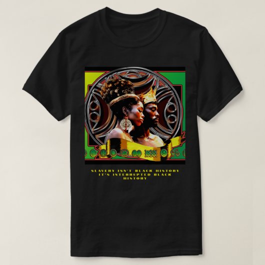 T-shirt Roi et reine d'Afrique (Design devant)