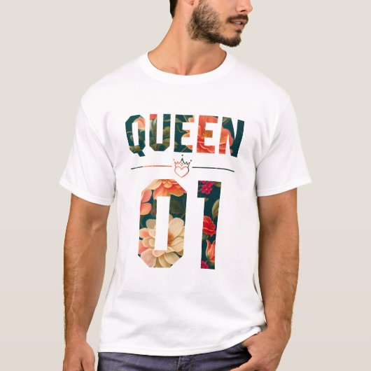 T-shirt Roi et reine des fleurs 01 (Devant)