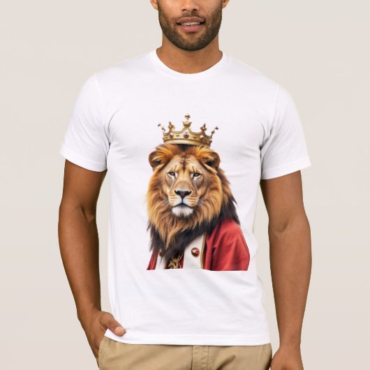 T-shirt roi lion (Devant)