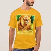 T-shirt Roi Lion Dans La Forêt. Commandez dès maintenant  (Devant)
