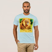 T-shirt Roi Lion Dans La Forêt. Commandez dès maintenant (Devant entier)