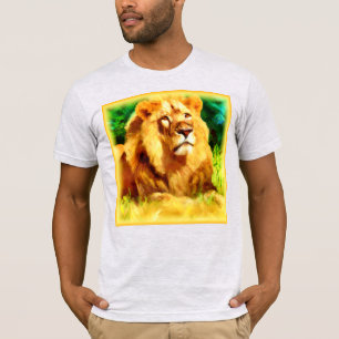 T-shirt Roi Lion Dans La Forêt. Commandez dès maintenant 