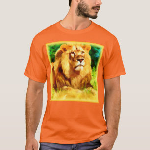 T-shirt Roi Lion Dans La Forêt. Commandez dès maintenant 