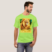 T-shirt Roi Lion Dans La Forêt. Commandez dès maintenant (Devant entier)