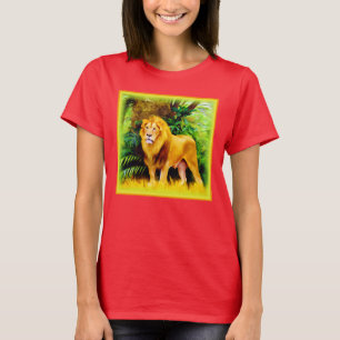 T-shirt Roi Lion Dans La Jungle. Commandez dès maintenant
