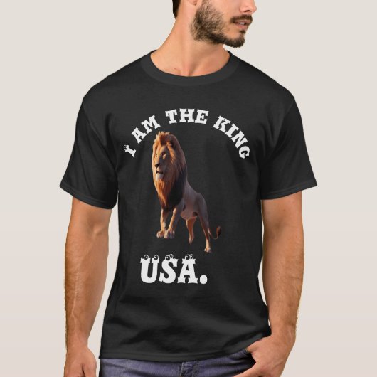 T-shirt Roi Lion de la savane (Devant)