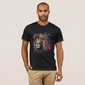 T-shirt Roi Lion vibrant (Devant entier)