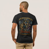 T-shirt Roi Neptune de l'US Navy Shellback (Dos entier)
