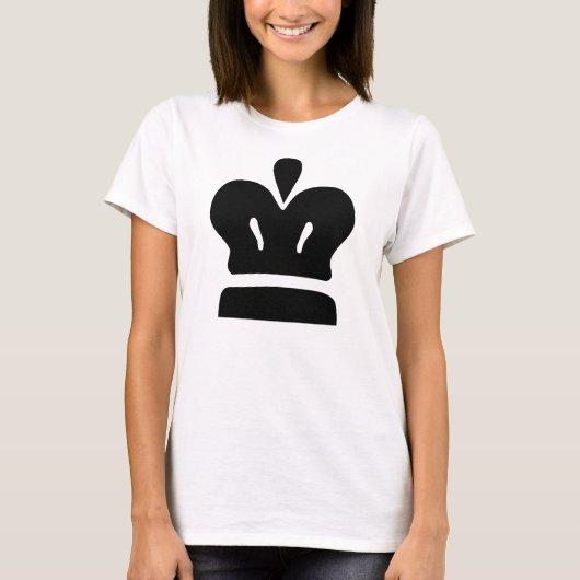 T-shirt Roi noir (Devant)