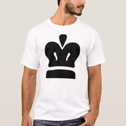 T-shirt Roi noir (Devant)