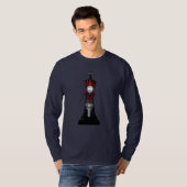 T-shirt roi noir (Devant entier)