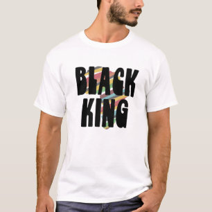T-shirt Roi Noir Pour Les Garçons Hommes Histoire Mois Afr