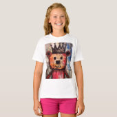 T-shirt Roi Ours Urbain GRAFFITI (Devant entier)