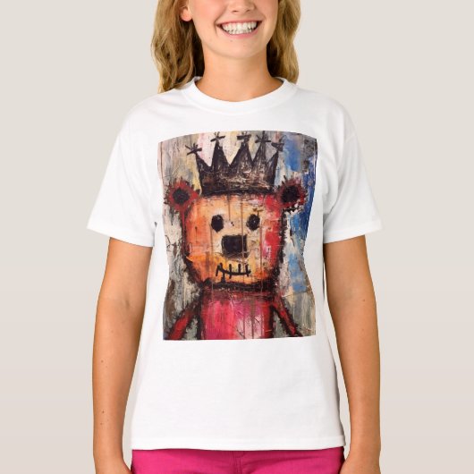 T-shirt Roi Ours Urbain GRAFFITI (Devant)