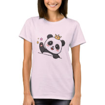 Roi Panda Mignon Dessin Animé – Panda Couronne Kaw
