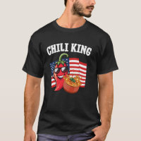 Roi pimenté chili drapeau USA humour cuisine passi