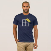 T-shirt Roi quatre carré (Devant entier)