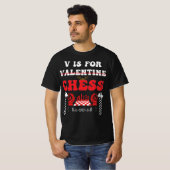 T-shirt Roi/Reine des Coeurs : Checkmate Your Way to Love (Devant entier)