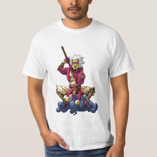 T-shirt Roi rouge de singe (Devant)