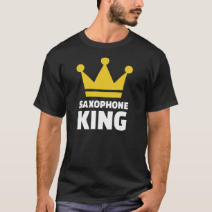 T-shirt Roi saxophone