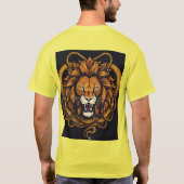 T-shirt Roi Serpent Lion. (Dos)