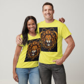 T-shirt Roi Serpent Lion. (Unisexe)