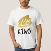 T-shirt ROI (T simple blanc quotidien) (Devant)