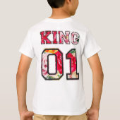 T-shirt Roi texte lettrage style graffiti (Dos)