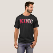 T-shirt Roi texte lettrage style graffiti (Devant entier)