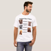 T-shirt Rois d'Angleterre de Plantagenet (Devant entier)