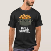 T-shirt Roll Model Funny Food Sushi Roll Pun (Devant)