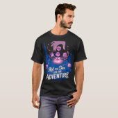 T-shirt Roll the dice, live the adventure - cave (Devant entier)