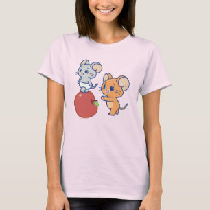 T-shirt Rollage Anime Tuffy et Jerry Apple