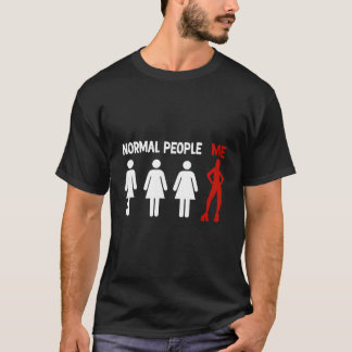 T-shirt Roller amusant patinage Normel Pepole Me Roller pa