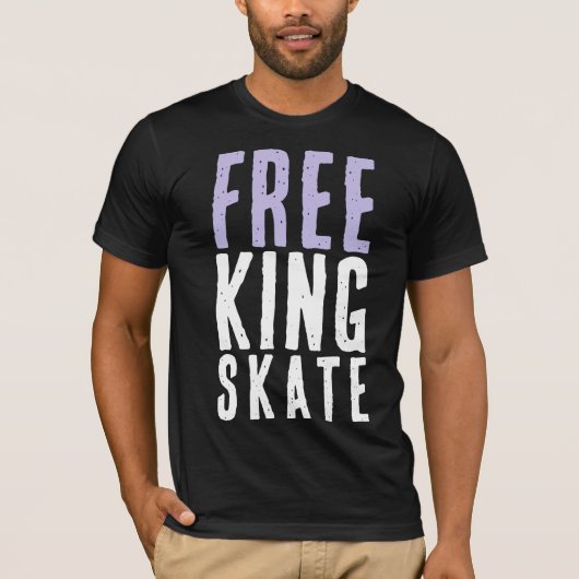 T-shirt Roller Derby Freaking Skate (Devant)
