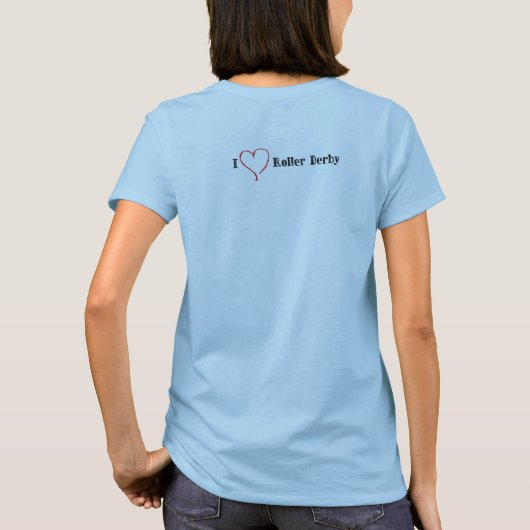 T-shirt Roller Derby Funny Geeky dans votre pack bloquant  (Dos)