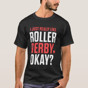 T-shirt Roller Derby Joueur Comme Équipe De Patinage