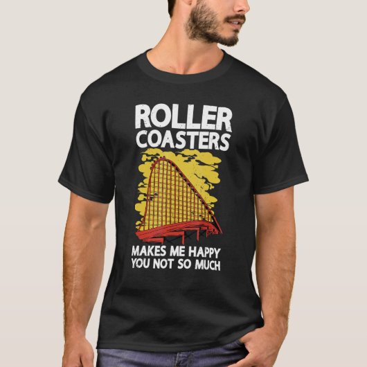 T-shirt Roller Dessous de verre Amusement Park Carnival Ri (Devant)