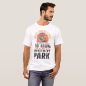 T-shirt Roller Dessous de verre Amusement Park Roller (Devant entier)