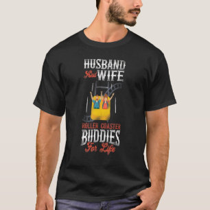 T-shirt Roller Dessous de verre mariage Mariage Vintage ma