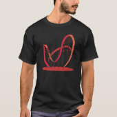 T-shirt Roller Dessous de verre Rollercoaster (Devant)