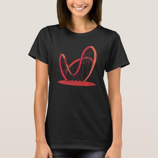 T-shirt Roller Dessous de verre Rollercoaster (Devant)