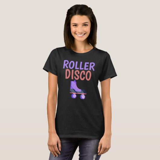 T-shirt Roller Disco Roller Skating (Devant entier)