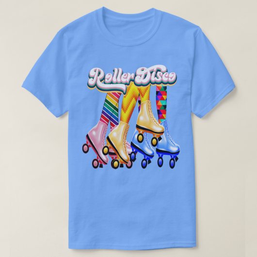T-shirt Roller Disco Skater Rollerskating Rollersk (Design devant)