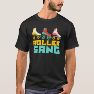 T-shirt Roller Gang Street Skater Derby les années 70 Roll