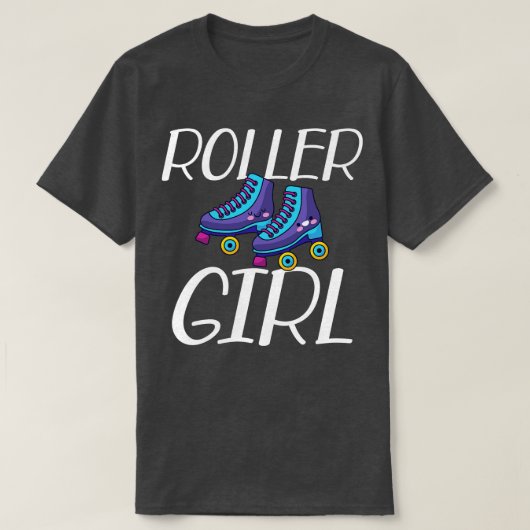 T-shirt Roller Girl Roller patinage w (Design devant)
