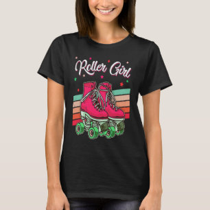 T-shirt Roller Girl Skaters Patinage Patinage Vintage les 