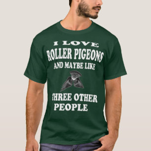 T-shirt Roller Pigeons T Chemise Cadeau Birmingham Roller