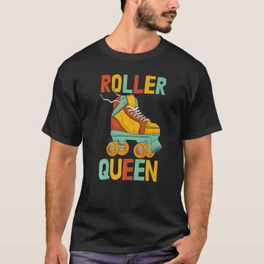 T-shirt Roller Queen Femmes Patinage Rolling Chaussures An (Devant)