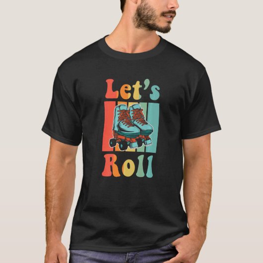 T-shirt Roller Roller 800 en patin en ligne (Devant)
